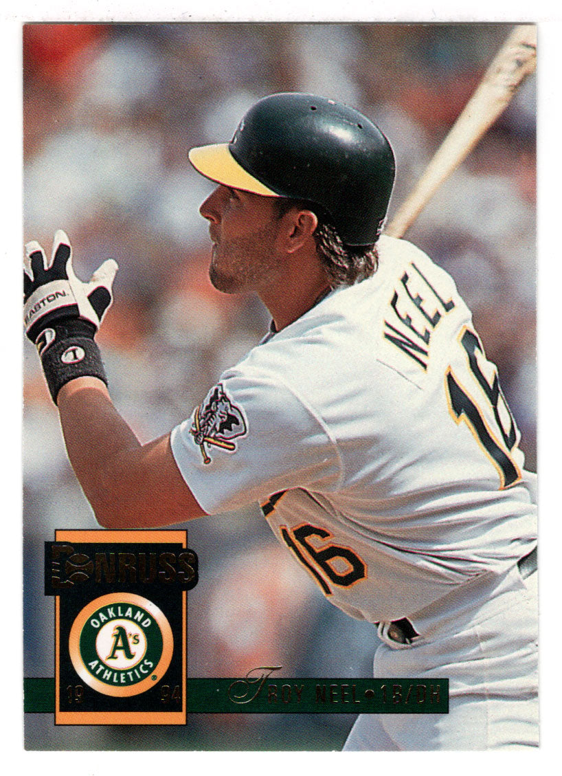 Troy Neel - Oakland Athletics (MLB Baseball Card) 1994 Donruss # 520 Mint