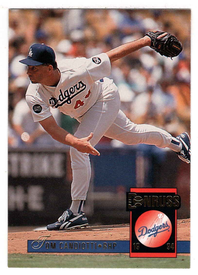 Tom Candiotti - Los Angeles Dodgers (MLB Baseball Card) 1994 Donruss # 521 Mint
