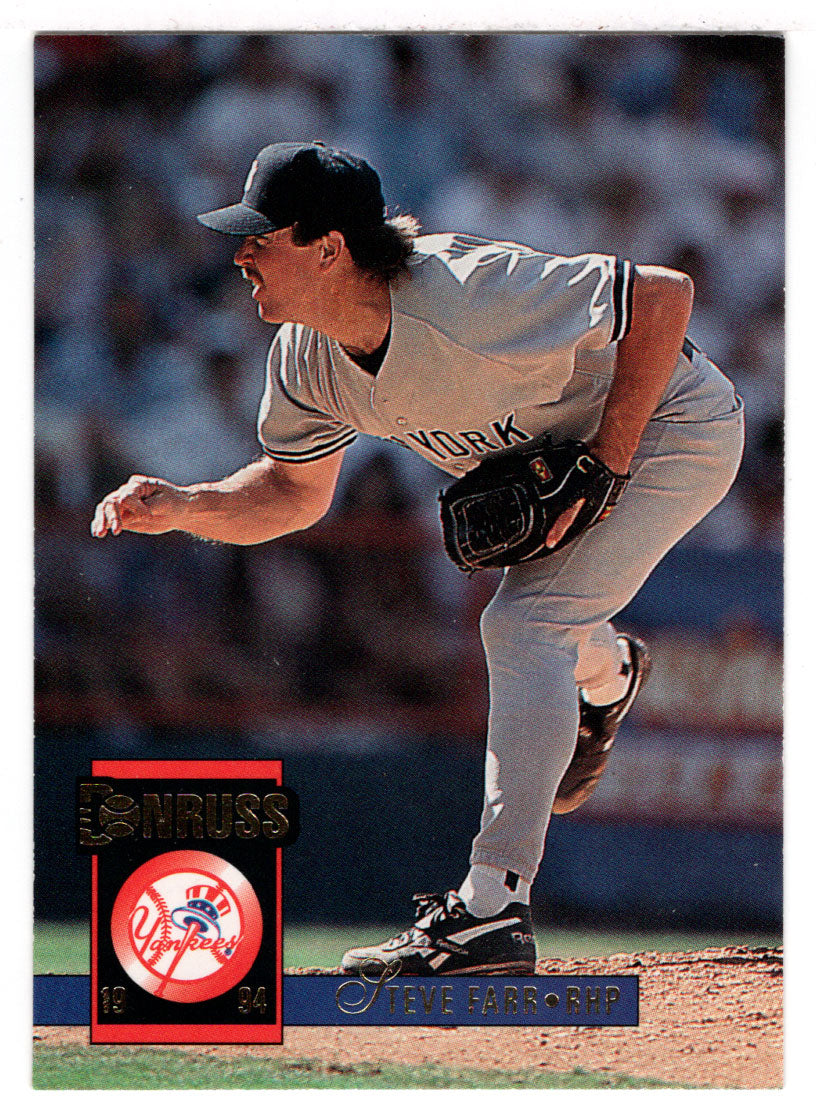 Steve Farr - New York Yankees (MLB Baseball Card) 1994 Donruss # 531 Mint