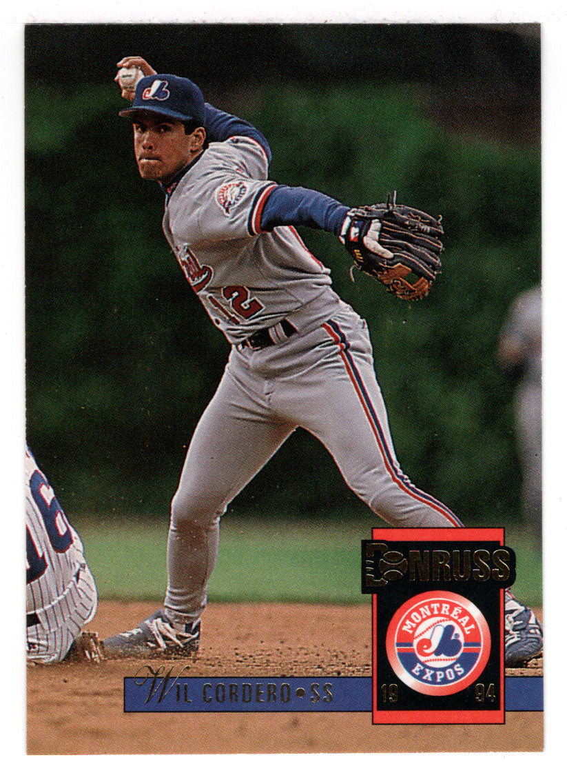 Wil Cordero - Montreal Expos (MLB Baseball Card) 1994 Donruss # 545 Mint