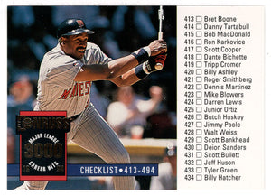 Dave Winfield - Minnesota Twins - Checklist (MLB Baseball Card) 1994 Donruss # 550 Mint