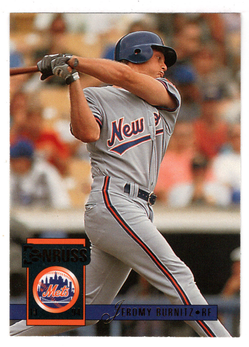 Jeromy Burnitz - New York Mets (MLB Baseball Card) 1994 Donruss # 575 Mint