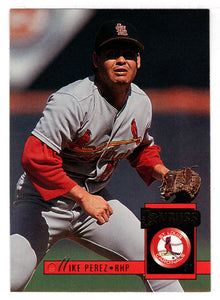 Mike Perez - St. Louis Cardinals (MLB Baseball Card) 1994 Donruss # 599 Mint