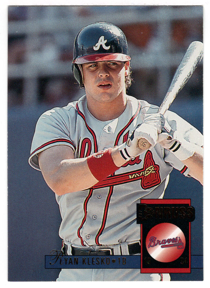 Ryan Klesko - Atlanta Braves (MLB Baseball Card) 1994 Donruss # 617 Mint