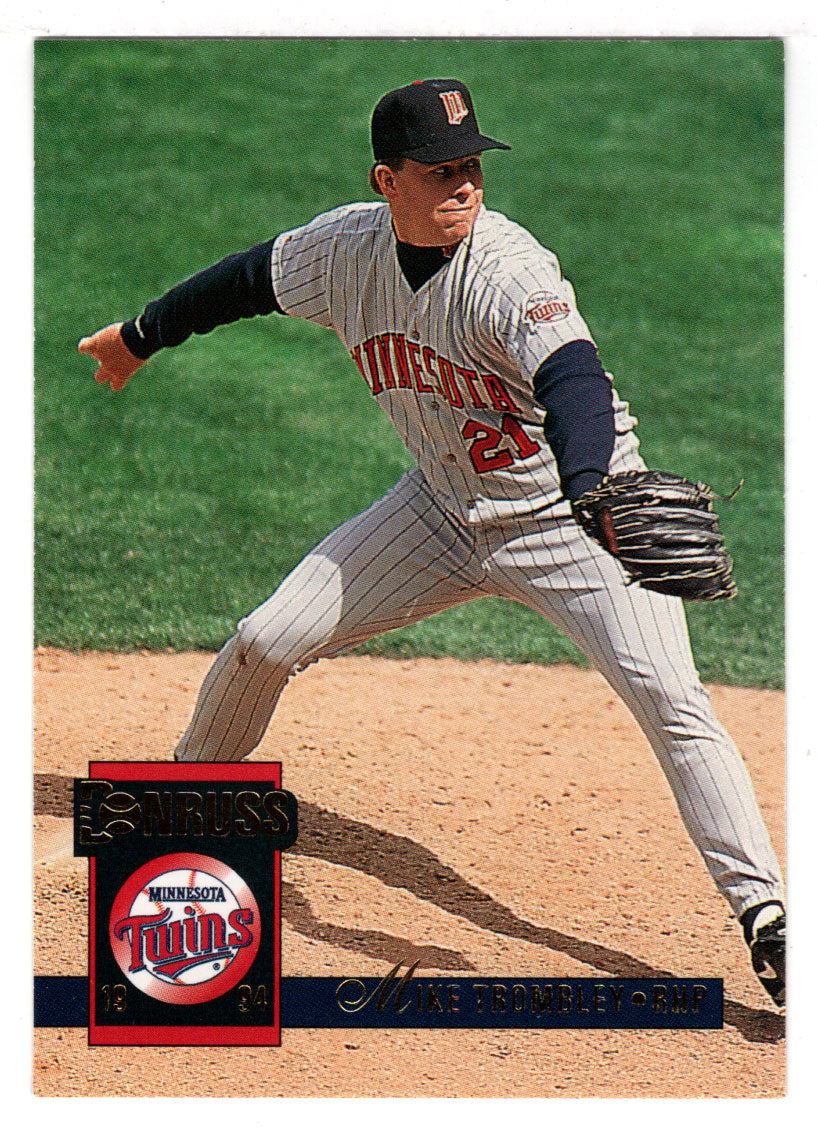 Mike Trombley - Minnesota Twins (MLB Baseball Card) 1994 Donruss # 620 Mint