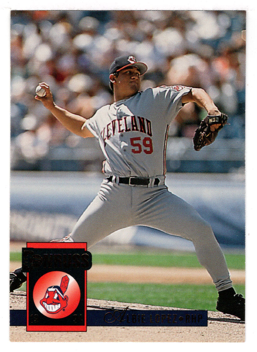 Albie Lopez - Cleveland Indians (MLB Baseball Card) 1994 Donruss # 648 Mint