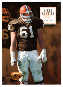 Steve Everitt - Cleveland Browns (NFL Football Card) 1994 Skybox Premium # 32 Mint