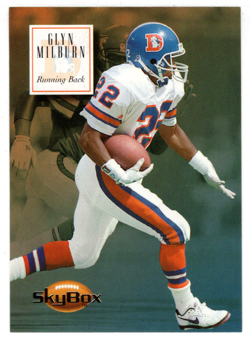 Glyn Milburn - Denver Broncos (NFL Football Card) 1994 Skybox Premium # 49 Mint