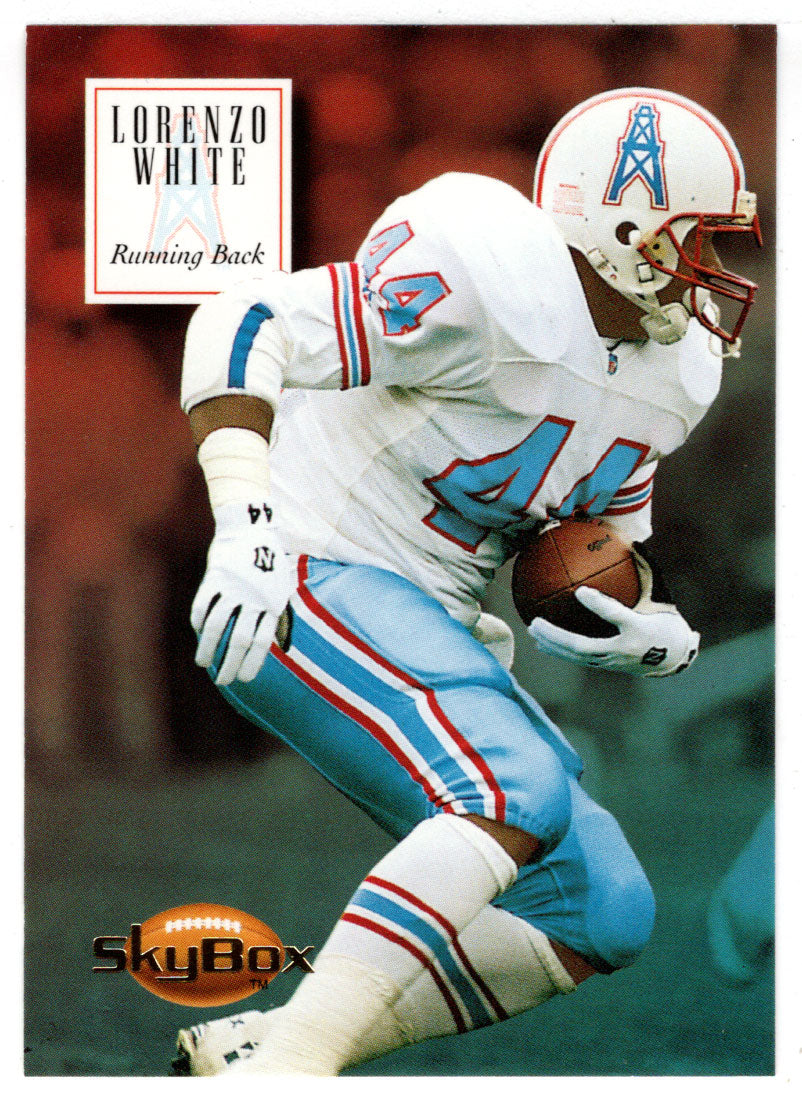 Lorenzo White - Houston Oilers (NFL Football Card) 1994 Skybox Premium # 64 Mint