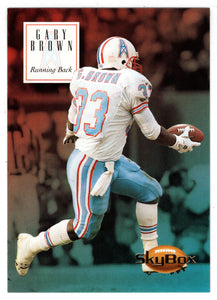 Gary Brown - Houston Oilers (NFL Football Card) 1994 Skybox Premium # 66 Mint