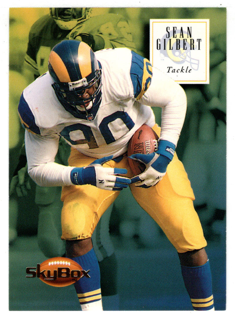 Sean Gilbert - Los Angeles Rams (NFL Football Card) 1994 Skybox Premium # 87 Mint