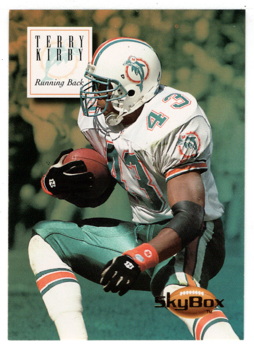 Terry Kirby - Miami Dolphins (NFL Football Card) 1994 Skybox Premium # 89  Mint