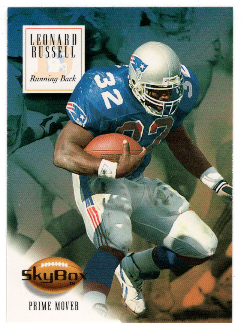 Leonard Russell - Denver Broncos - Prime Mover (NFL Football Card) 1994 Skybox Premium # 100 Mint
