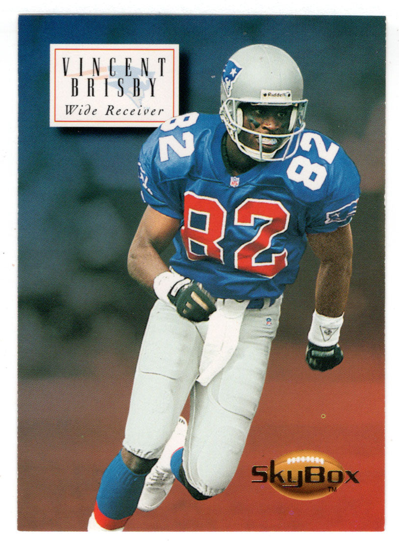 Vincent Brisby - New England Patriots (NFL Football Card) 1994 Skybox Premium # 101 Mint