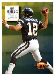 Stan Humphries - San Diego Chargers (NFL Football Card) 1994 Skybox Premium # 133 Mint