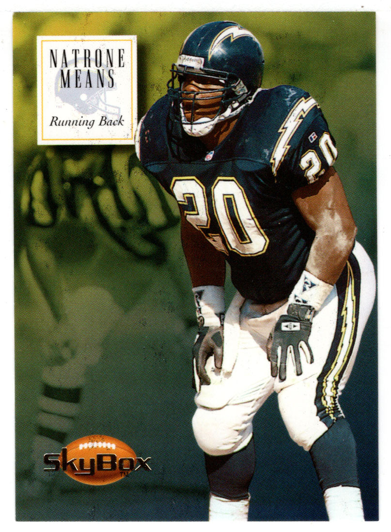 Natrone Means - San Diego Chargers (NFL Football Card) 1994 Skybox Premium # 134 Mint