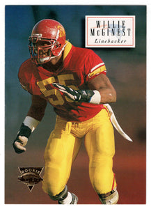 Willie McGinest RC - New England Patriots (NFL Football Card) 1994 Skybox Premium # 160 Mint