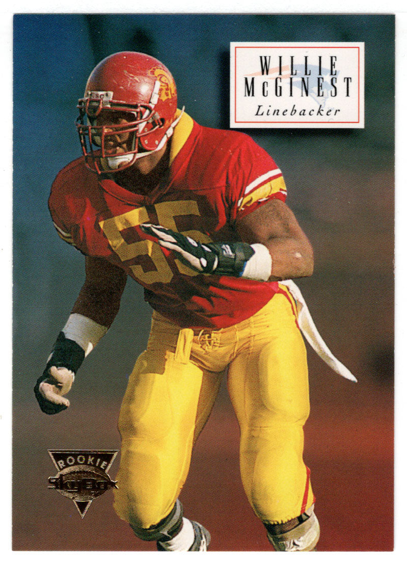 Willie McGinest RC - New England Patriots (NFL Football Card) 1994 Skybox Premium # 160 Mint