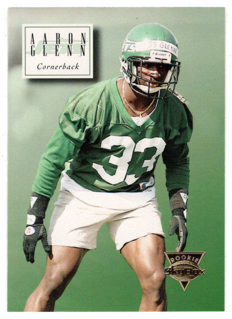 Aaron Glenn RC - New York Jets (NFL Football Card) 1994 Skybox Premium # 168 Mint