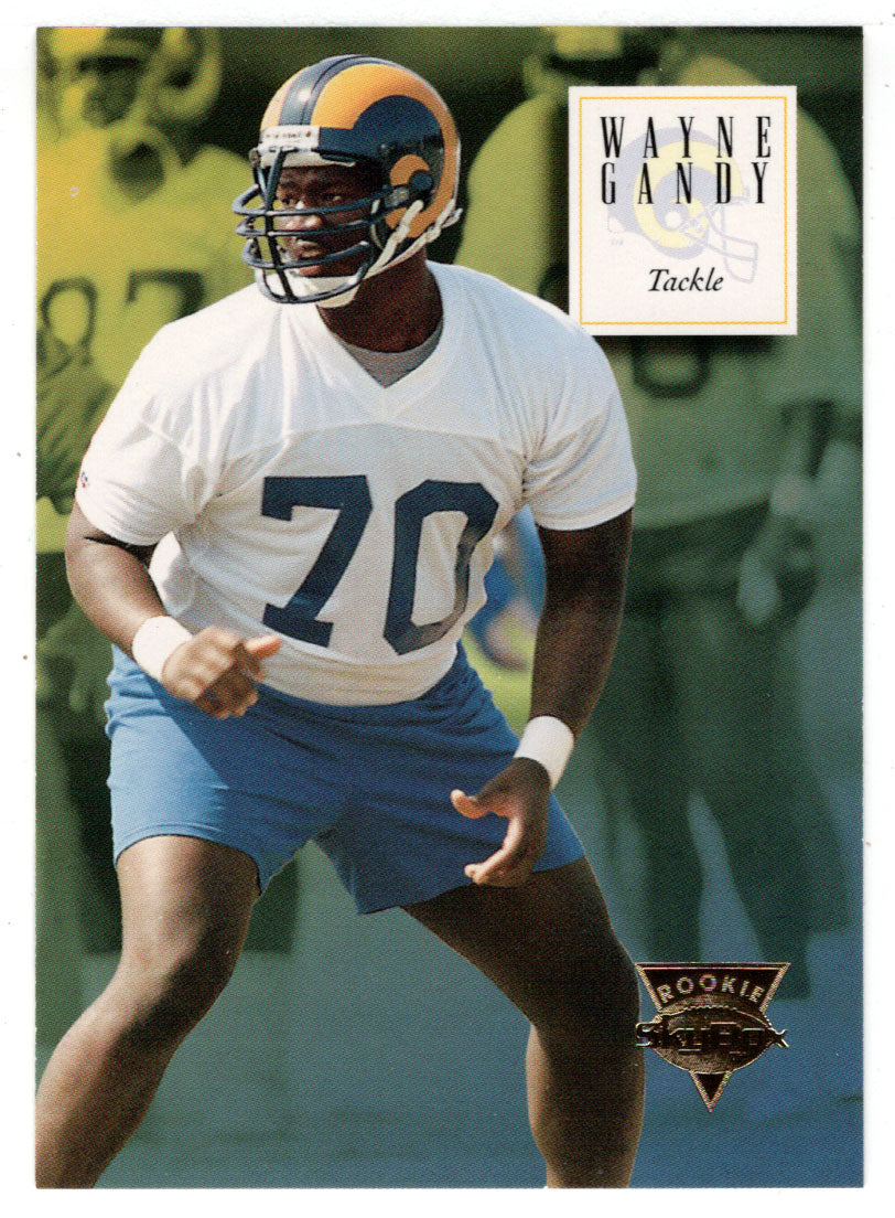 Wayne Gandy RC - Los Angeles Rams (NFL Football Card) 1994 Skybox Premium # 171 Mint