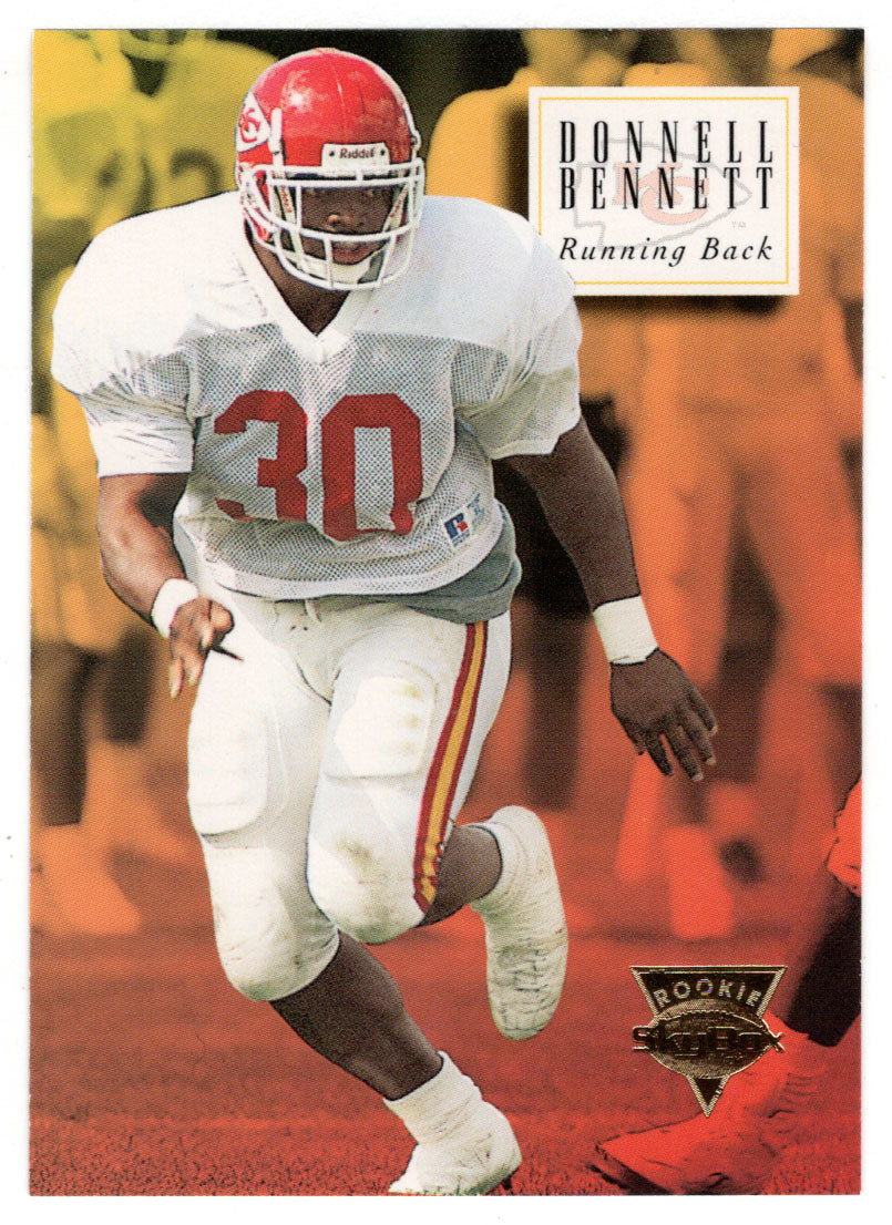 Donnell Bennett RC - Kansas City Chiefs (NFL Football Card) 1994 Skybox Premium # 191 Mint