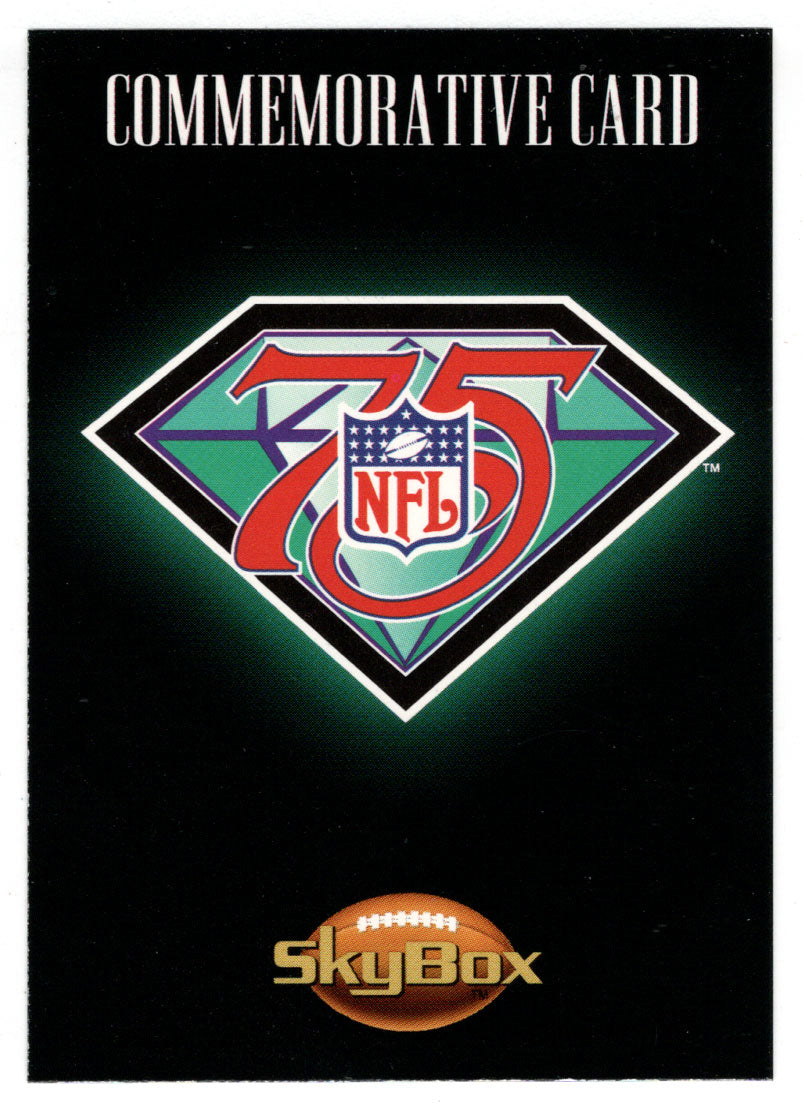 Commemorative (75th Anniversary) (NFL Football Card) 1994 Skybox Premium # NNO Mint