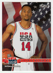 Alonzo Mourning - International (NBA Basketball Card) 1994 Skybox USA # 1 Mint