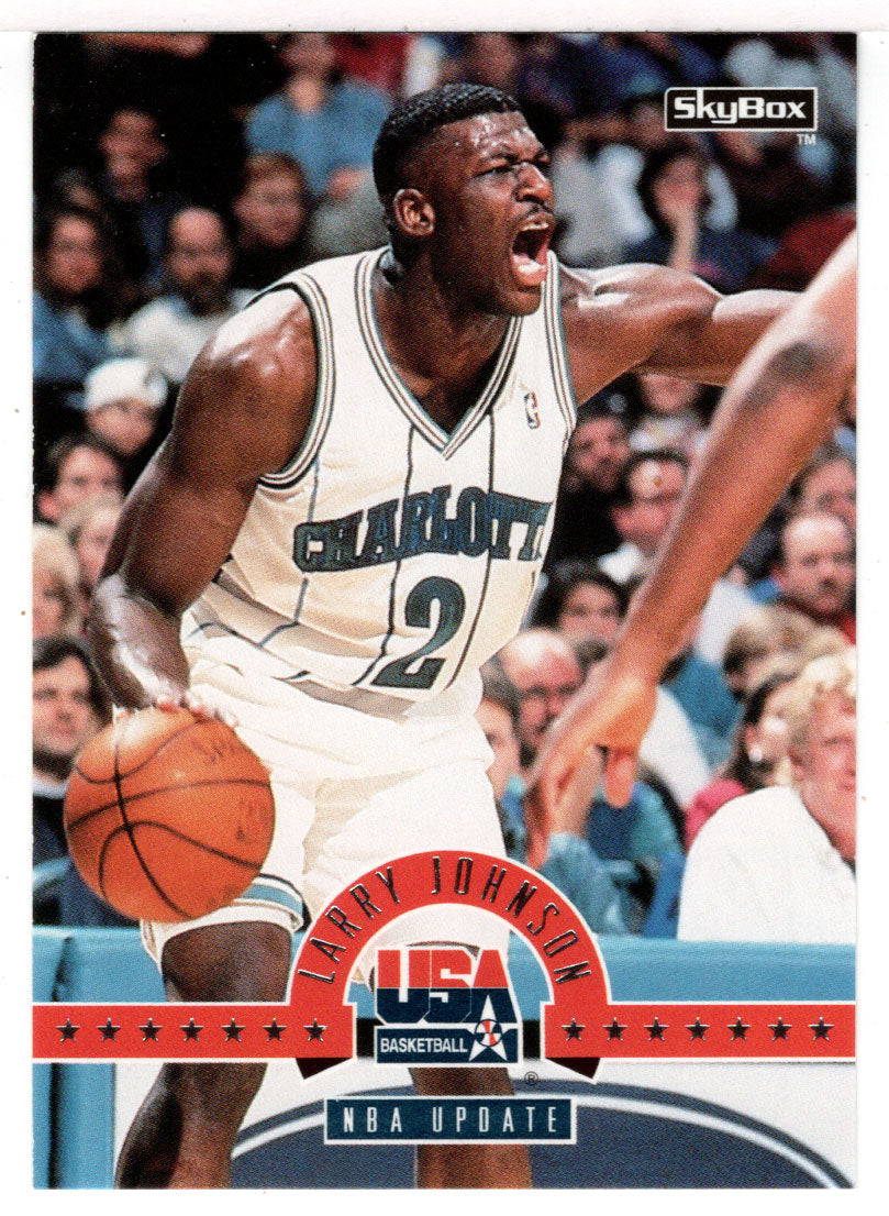 Larry Johnson - NBA Update (NBA Basketball Card) 1994 Skybox USA # 10 Mint