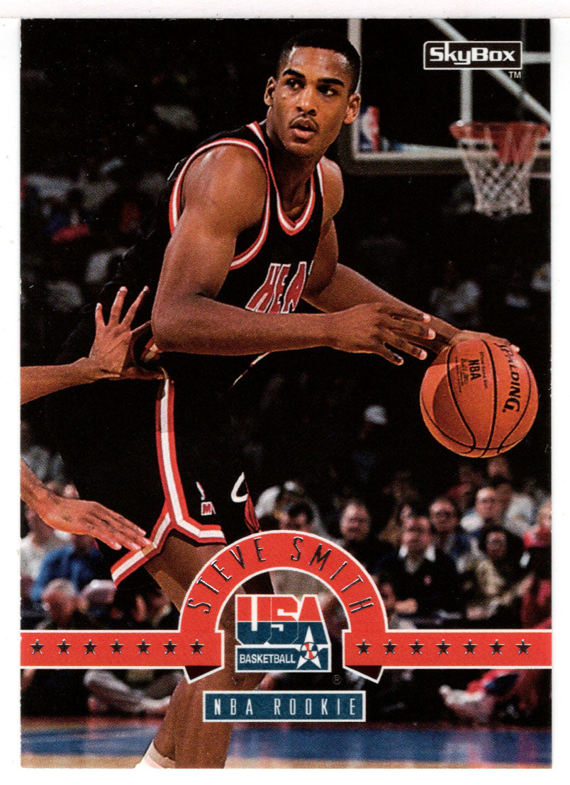 Steve Smith - NBA Rookie (NBA Basketball Card) 1994 Skybox USA # 26 Mint