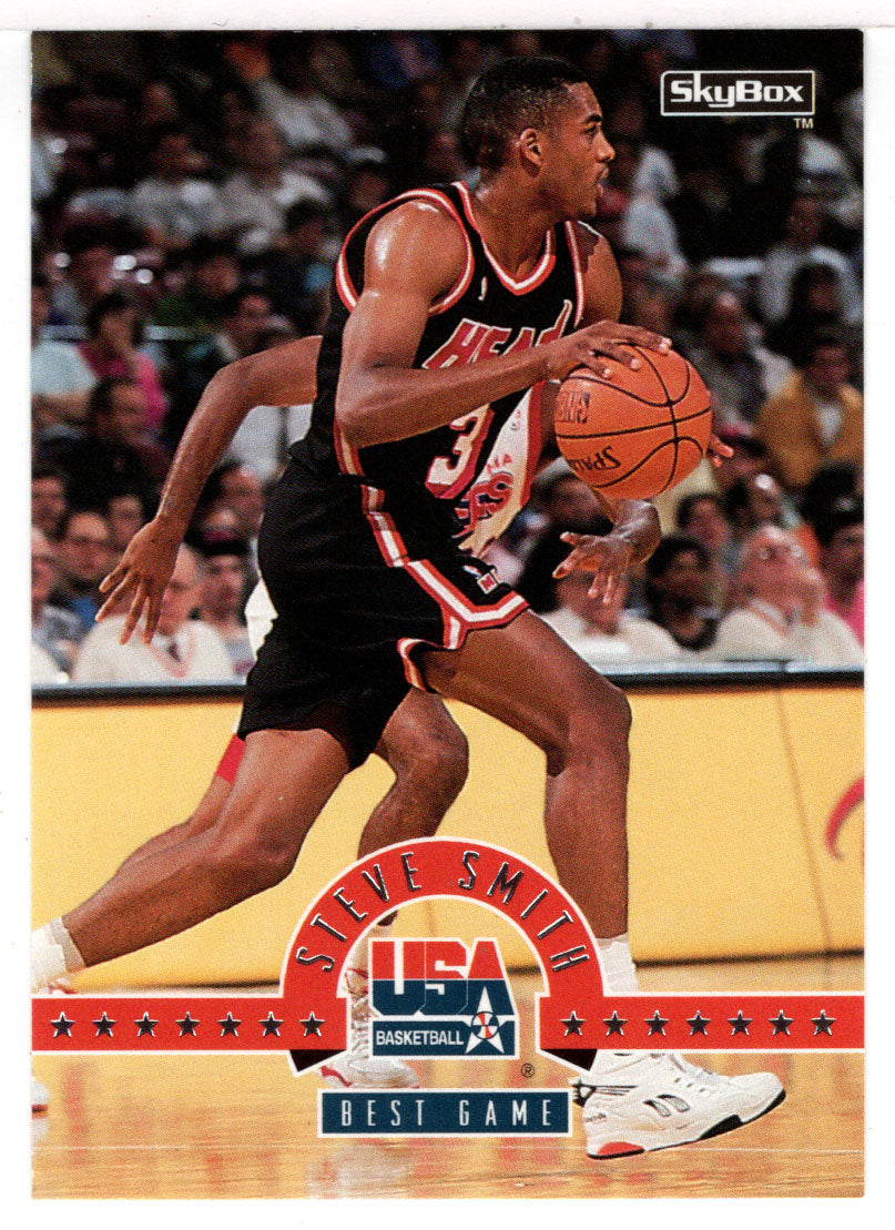 Steve Smith - Best Game (NBA Basketball Card) 1994 Skybox USA # 27 Mint