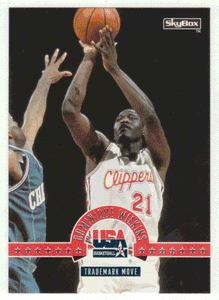 Dominique Wilkins - Trademark Move (NBA Basketball Card) 1994 Skybox USA # 35 Mint