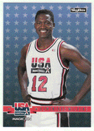Dominique Wilkins - Magic On (NBA Basketball Card) 1994 Skybox USA # 36 Mint
