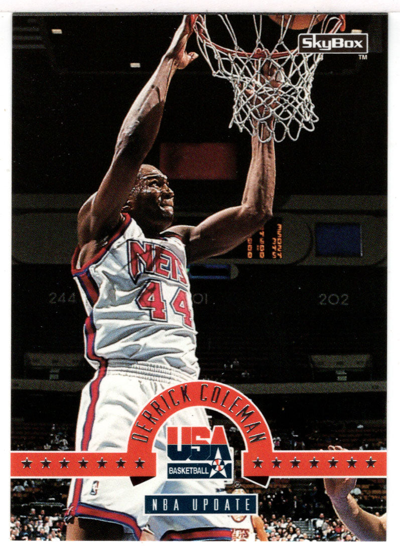 Derrick Coleman - NBA Update (NBA Basketball Card) 1994 Skybox USA # 40 Mint