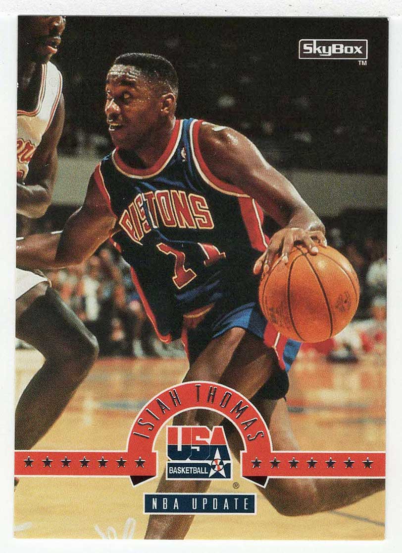 Isiah Thomas - NBA Update (NBA Basketball Card) 1994 Skybox USA # 46 Mint