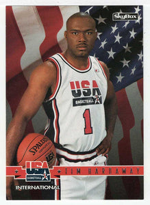 Tim Hardaway - International (NBA Basketball Card) 1994 Skybox USA # 61 Mint