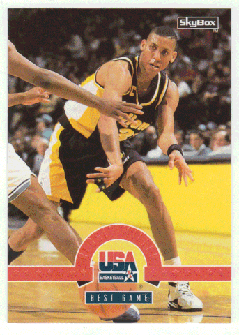 Reggie Miller - Best Game (NBA Basketball Card) 1994 Skybox USA # 75 Mint