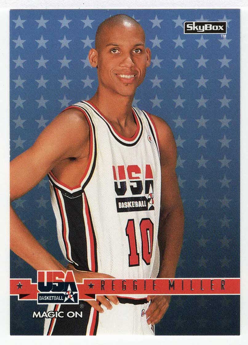 Reggie Miller - Magic On (NBA Basketball Card) 1994 Skybox USA # 78 Mint