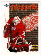 Mike Vernon - Detroit Red Wings - Stoppers (NHL Hockey Card) 1995-96 Score # 319 Mint