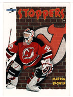 Martin Brodeur - New Jersey Devils - Stoppers (NHL Hockey Card) 1995-96 Score # 323 Mint