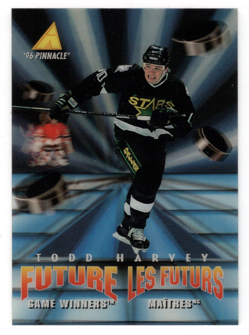 Todd Harvey - Dallas Stars - Future Game Winners (NHL Hockey Card) 1995-96 McDonald's Pinnacle # McD 32 Mint