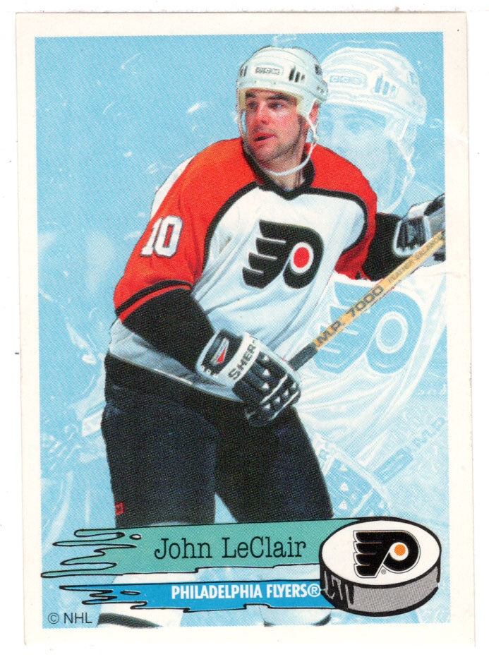 John LeClair - Philadelphia Flyers (NHL Hockey Card - Sticker) 1995-96 Panini # 116 Mint