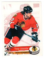 Tony Amonte - Chicago Blackhawks (NHL Hockey Card - Sticker) 1995-96 Panini # 160 Mint