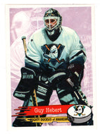 Guy Hebert - Anaheim Ducks (NHL Hockey Card - Sticker) 1995-96 Panini # 232 Mint