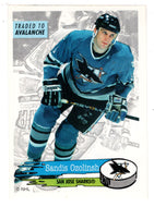 Sandis Ozolinsh - San Jose Sharks (NHL Hockey Card - Sticker) 1995-96 Panini # 283 Mint