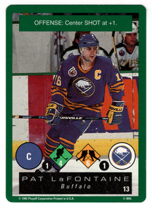 Pat LaFontaine - Buffalo Sabres (NHL Hockey Card) 1995-96 Playoff One on One # 13 Mint