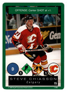 Steve Chiasson - Calgary Flames (NHL Hockey Card) 1995-96 Playoff One on One # 15 Mint