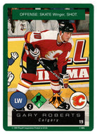 Gary Roberts - Calgary Flames (NHL Hockey Card) 1995-96 Playoff One on One # 19 Mint