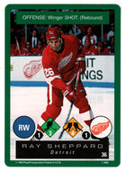 Ray Sheppard - Detroit Red Wings (NHL Hockey Card) 1995-96 Playoff One on One # 36 Mint