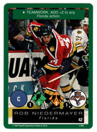 Rob Niedermayer - Florida Panthers (NHL Hockey Card) 1995-96 Playoff One on One # 42 Mint