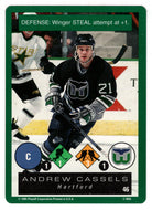 Andrew Cassels - Hartford Whalers (NHL Hockey Card) 1995-96 Playoff One on One # 46 Mint